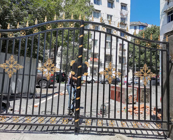 鐵藝大門(mén)是一種充滿歷史感和藝術(shù)魅力的存在